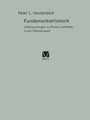cover image of Fundamentalrhetorik